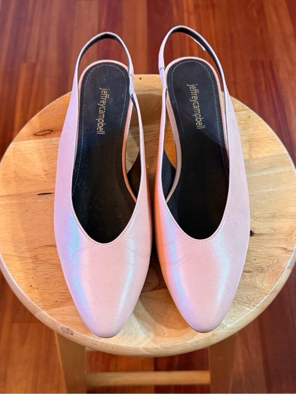 Jeffrey Campbell Snoop Light Pink Slingback Wedges